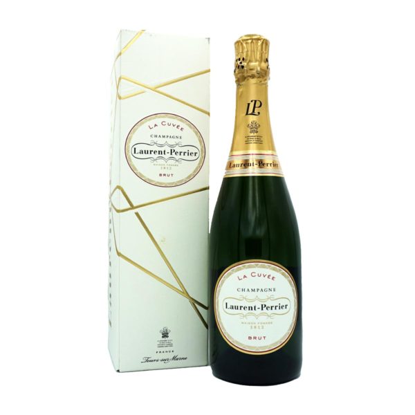 Laurent-Perrier-la-cuvee-brut-vorne-geschenkverpackung